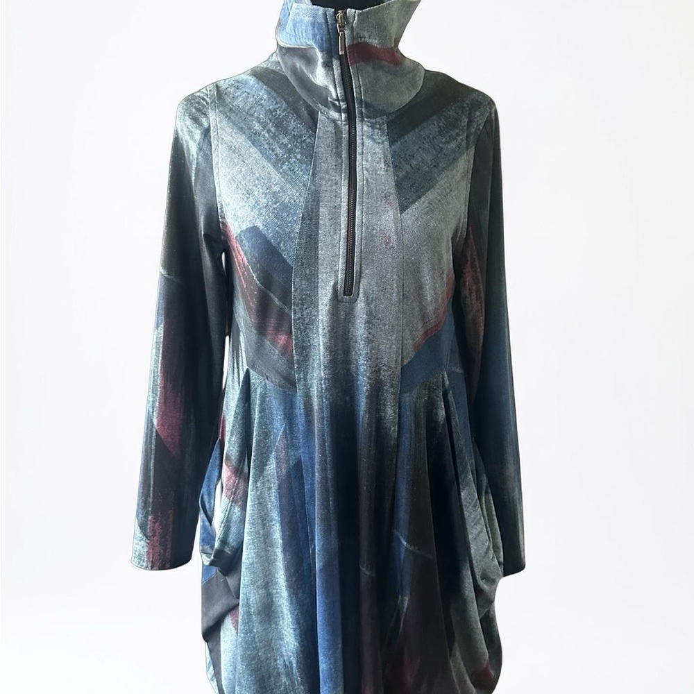 Women’s Michael Tyler Multicolor High-Neck Dress YT3